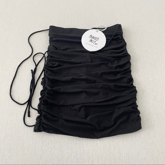 NWT Princess Polly Zulu Mini Skirt Black - Picture 3 of 8